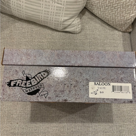 Freebird Brown Ankle Boots with Embellished Buckle - Picture 6 of 6